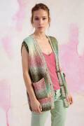 Strickset Weste Lang Yarns LINELLO mit Anleitung in garnwelt-Box S-M