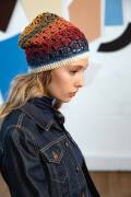 Knitting set Hat MERINO+ COLOR with knitting instructions...