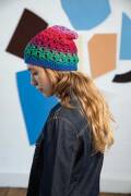 Knitting set Hat MERINO+ COLOR with knitting instructions in garnwelt box in size DG