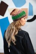Knitting set Hat MERINO+ COLOR with knitting instructions in garnwelt box in size DG