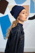 Knitting set Hat MERINO+ COLOR with knitting instructions in garnwelt box in size DG