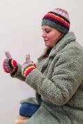 Strickset Fäustlinge, Kragen, Mütze Lang Yarns...