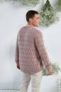 Knitting set Mens sweater SOFT COTTON with knitting instructions in garnwelt box