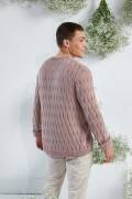 Strickset Herrenpullover SOFT COTTON mit Anleitung in garnwelt-Box in Größe L