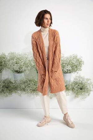 Strickset Lange Jacke  mit Anleitung in garnwelt-Box in Größe S-M