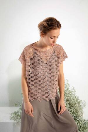Knitting set Top CREALINO with knitting instructions in garnwelt box