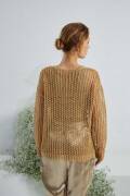 Knitting set Sweater CREALINO with knitting instructions in garnwelt box in size L