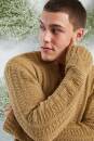 Knitting set Mens sweater REGINA with knitting instructions in garnwelt box