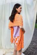 Strickset Schultertuch Lang Yarns ADELE mit Anleitung in garnwelt-Box ca 60 x 161 cm