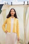 Strickset Jacke Lang Yarns LOTUS mit Anleitung in...