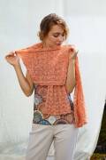 Strickset Schal Lang Yarns LOTUS mit Anleitung in...