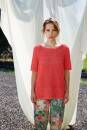 Knitting set Short-sleeved sweater  with knitting instructions in garnwelt box in size L-XL