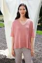 Knitting set Short-sleeved sweater CREALINO with knitting instructions in garnwelt box