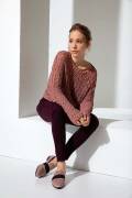 Strickset Pullover Lang Yarns LINO mit Anleitung in...