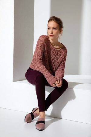 Strickset Pullover Lang Yarns LINO mit Anleitung in garnwelt-Box S-M