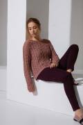Strickset Pullover Lang Yarns LINO mit Anleitung in garnwelt-Box S-M