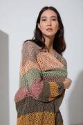 Strickset Lange Jacke Lang Yarns LINO mit Anleitung in garnwelt-Box S-M