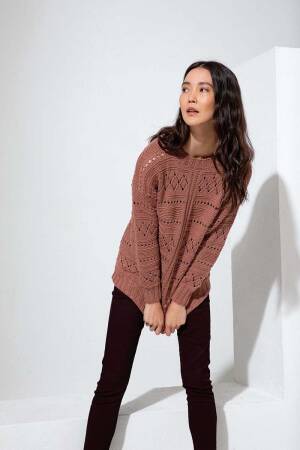 Knitting set Sweater NORMA with knitting instructions in garnwelt box