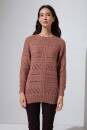 Knitting set Sweater NORMA with knitting instructions in garnwelt box