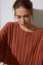 Knitting set Cropped sweater REGINA with knitting instructions in garnwelt box
