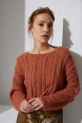 Strickset Kurzer Pullover REGINA mit Anleitung in garnwelt-Box in Größe S-M