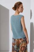 Knitting set Tank top REGINA with knitting instructions in garnwelt box