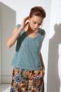 Knitting set Tank top REGINA with knitting instructions in garnwelt box