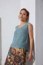 Knitting set Tank top REGINA with knitting instructions in garnwelt box