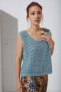 Knitting set Tank top REGINA with knitting instructions in garnwelt box in size M