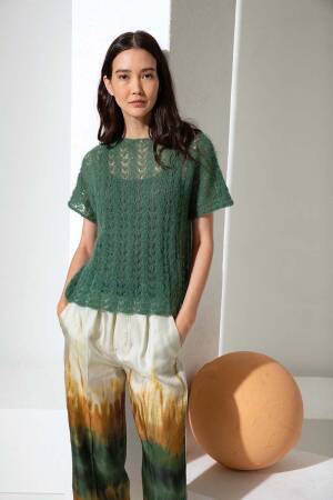 Strickset Pullover Lang Yarns LACE mit Anleitung in garnwelt-Box