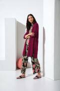 Strickset Lange Jacke Lang Yarns ADELE mit Anleitung in garnwelt-Box S-M