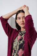 Strickset Lange Jacke Lang Yarns ADELE mit Anleitung in garnwelt-Box S-M