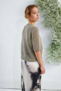 Strickset Kurzarmpullover Lang Yarns CREALINO mit Anleitung in garnwelt-Box S