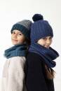 Knitting set Cowl ATLANTIS with knitting instructions in garnwelt box