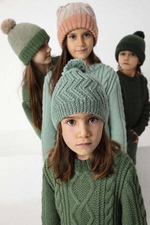 Strickset Mütze Lang Yarns ATLANTIS mit Anleitung in garnwelt-Box