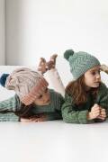 Strickset Mütze Lang Yarns ATLANTIS mit Anleitung in garnwelt-Box