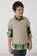 Strickset Pullunder Lang Yarns ATLANTIS mit Anleitung in garnwelt-Box 152