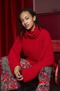 Knitting set Sweater  with knitting instructions in garnwelt box in size S