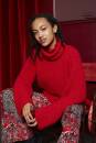 Knitting set Sweater  with knitting instructions in garnwelt box in size S