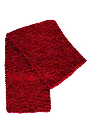 Knitting set Scarf FIRE with knitting instructions in garnwelt box in size ca 25 x 175 cm