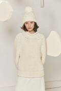 Knitting set Sweater GLORY with knitting instructions in garnwelt box in size S-M