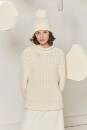 Knitting set Sweater GLORY with knitting instructions in garnwelt box in size S-M