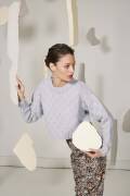 Strickset Sweater WADWOOLADDICTSHONESTY SAME SKY mit Anleitung in garnwelt-Box S