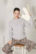 Strickset Sweater WADWOOLADDICTSHONOR SNOWFLAKES mit Anleitung in garnwelt-Box S