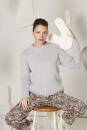 Strickset Sweater WADWOOLADDICTSHONOR SNOWFLAKES mit Anleitung in garnwelt-Box S