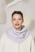 Knitting set Cowl GLORY with knitting instructions in garnwelt box in size ca 38 x 77 cm