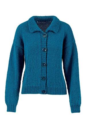 Knitting set Cardigan  with knitting instructions in garnwelt box