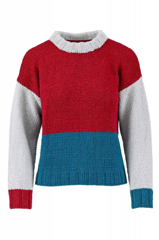 Strickset Sweater HONESTY mit Anleitung in garnwelt-Box in Gre XL