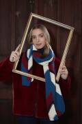Strickset Scarf WADWOOLADDICTSHONESTY BIG TWIST mit Anleitung in garnwelt-Box ca 25 x 180 cm