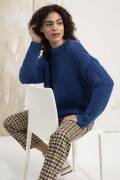 Strickset Pullover Lang Yarns BOLD mit Anleitung in...